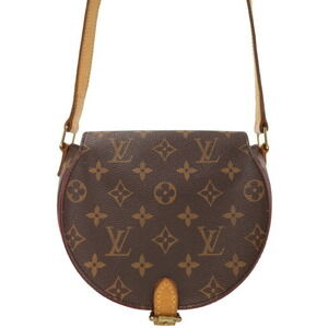 Louis Vuitton Monogram Leather Brown Tan Blanc White Shoulder Bag